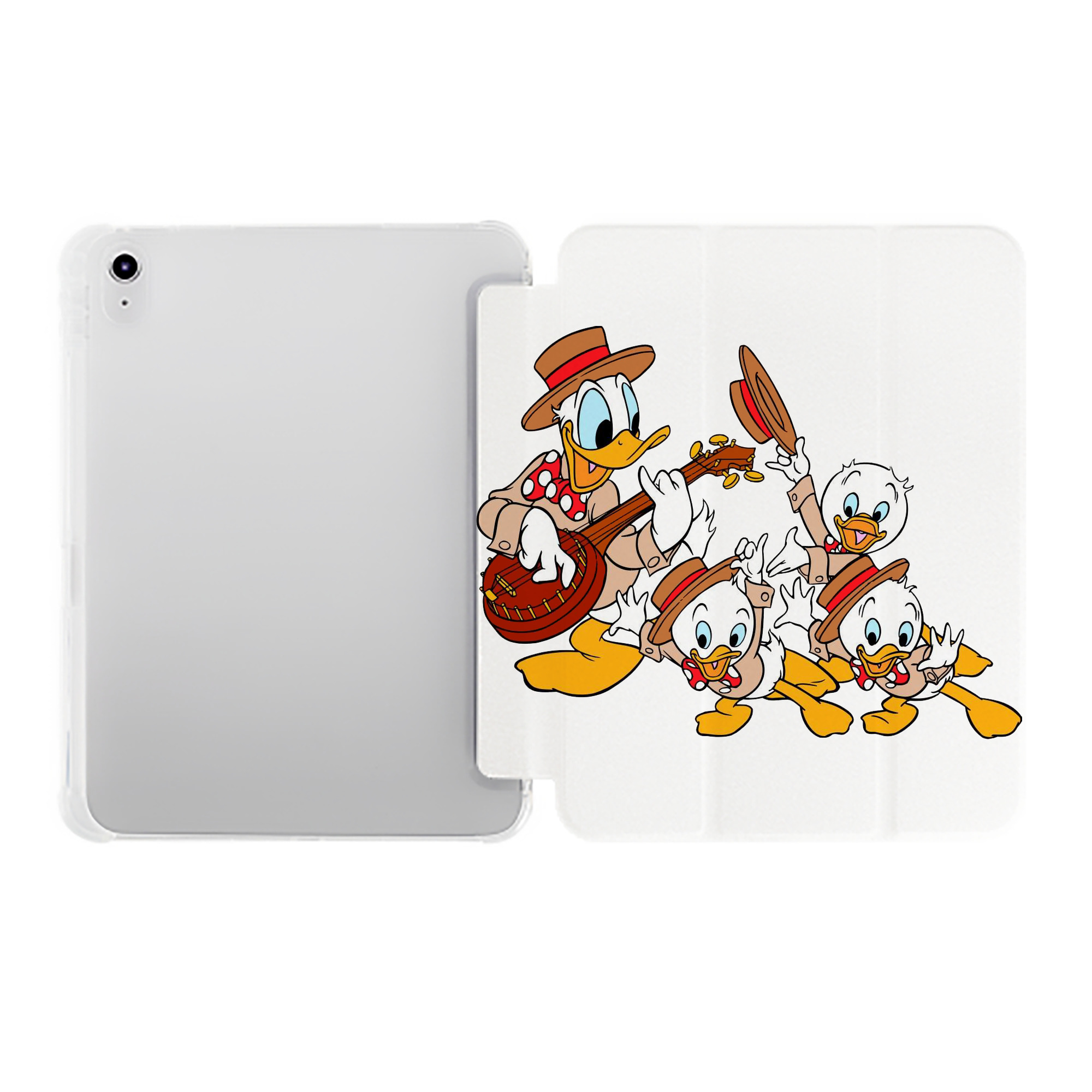 （画像用） ミッキーマウス Mickey Mouse IPad ケース ペン収納付き 三つ折りスタンド PUレザー×シリコン 対応機種9.5/10.5/10.9インチ